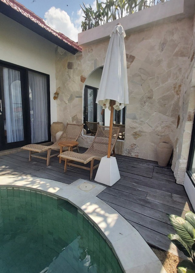 Spacious 2BR Family Villa with Pool and Paddy View
