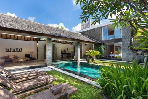 3BR Modern Villa Lush Garden With Pool in Seminyak 2 Hombali.com