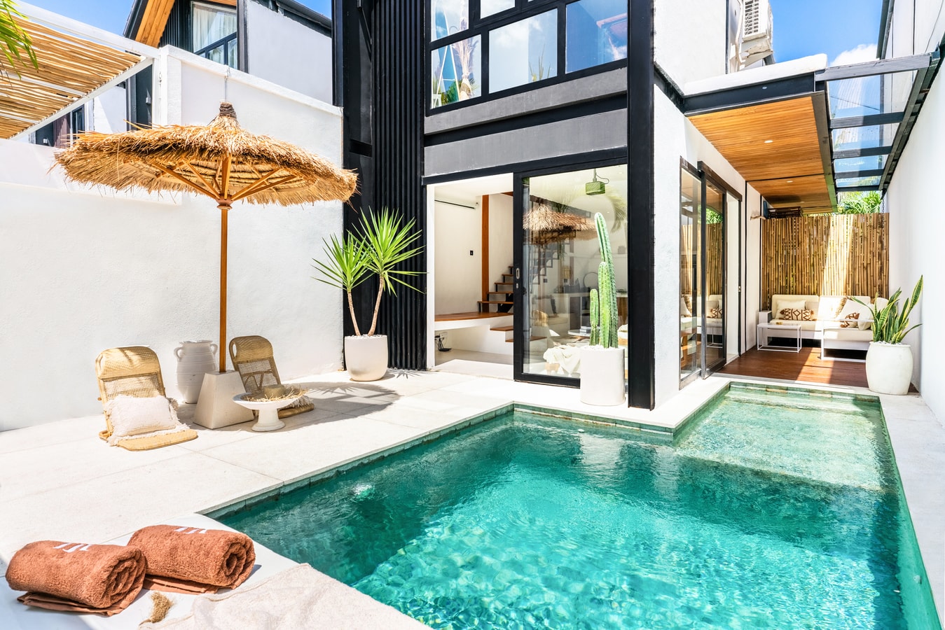 Stylish 1BR Villa - 2 floors - 7min > Berawa Beach Bali Real Estate