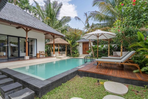 Tropical 2BD Villa W/Pool in Sayan @Ubud Area 38 Hombali.com