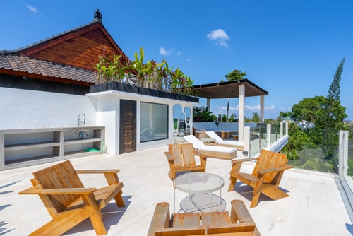 3BR Designer Villa Canggu w/ bbq, pool & Rooftop 6 Bali Real Estate