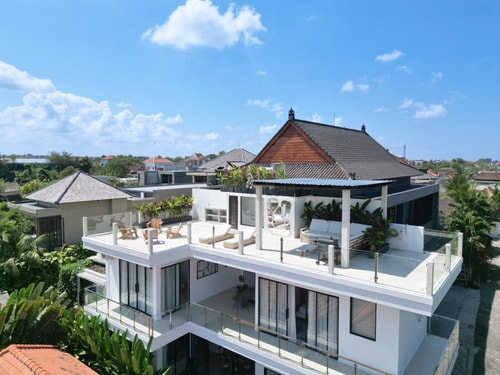 3BR Designer Villa Canggu w/ bbq, pool & Rooftop 41 Bali Real Estate