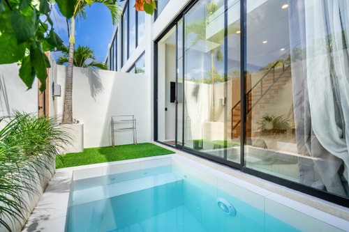 New 1BR Villa w/ Hill View, Pool & Big Kitchen