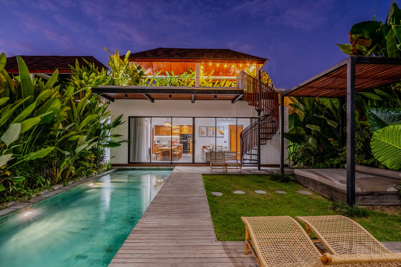 Luxurious 4BR Villa with Long Pool & Rooftop Bali Real Estate