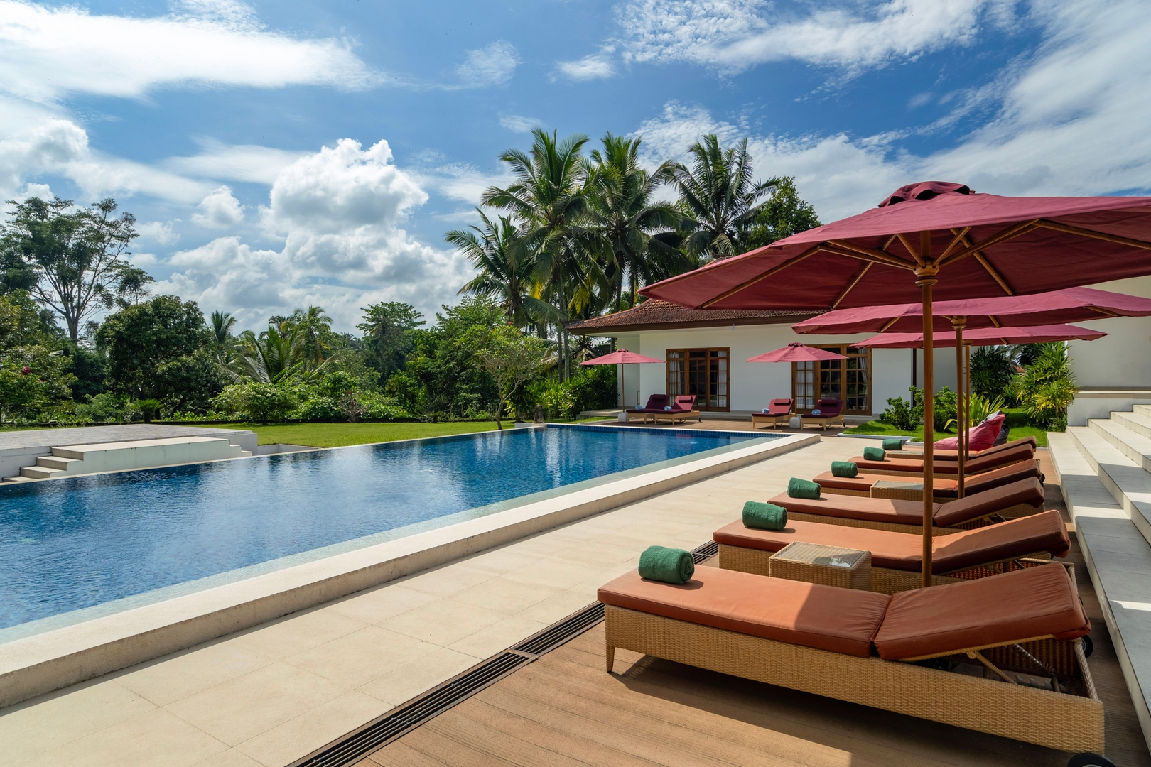 Beach-Inspired Pool : Deluxe Room in Ubud's Heart