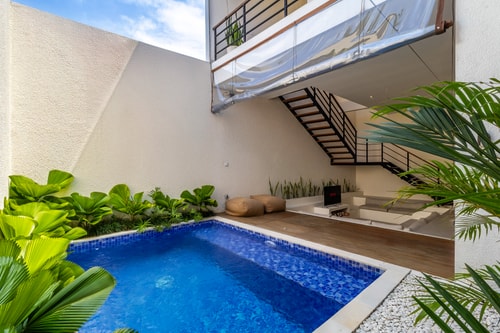 Canggu Alfresco 2BR Villa - Poolside Garden