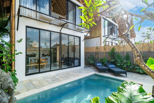 Elegant 1BR Ubud Villa w/ Pool & Rice Field Views