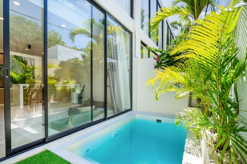 1BR Melasti Escape w/ Pool & Hill View Bedroom