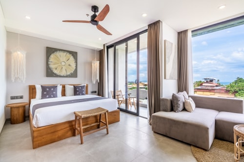 1BR Canggu Ocean Suite - Gym, Rooftop & Pool