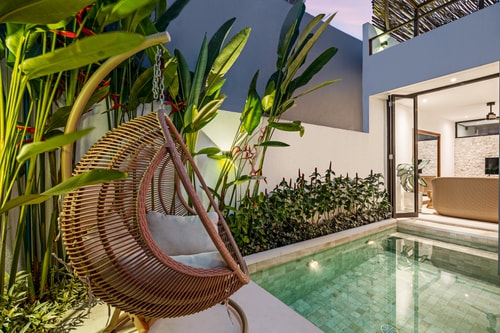 1BR Stylish Villa Canggu | Pool, Balcony & Rooftop