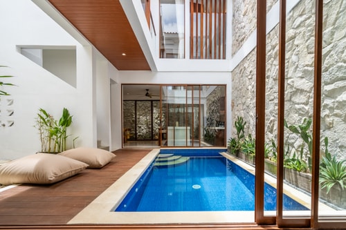 2BR Sunken Villa Bingin, Brand New Designer Works