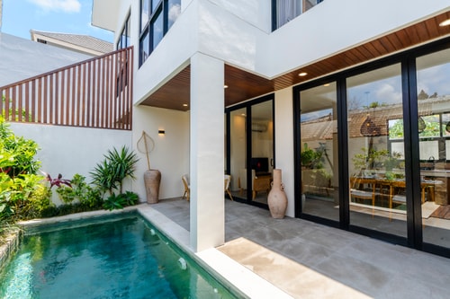 Designer 2BR Canggu | Private Pool, Near Beach