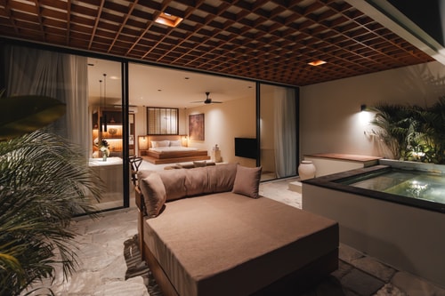 Elegant 1BR Canggu Studio | Plunge Pool & Balcony