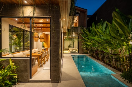 2BR Designer Canggu Villa - Private Pool & Balcony