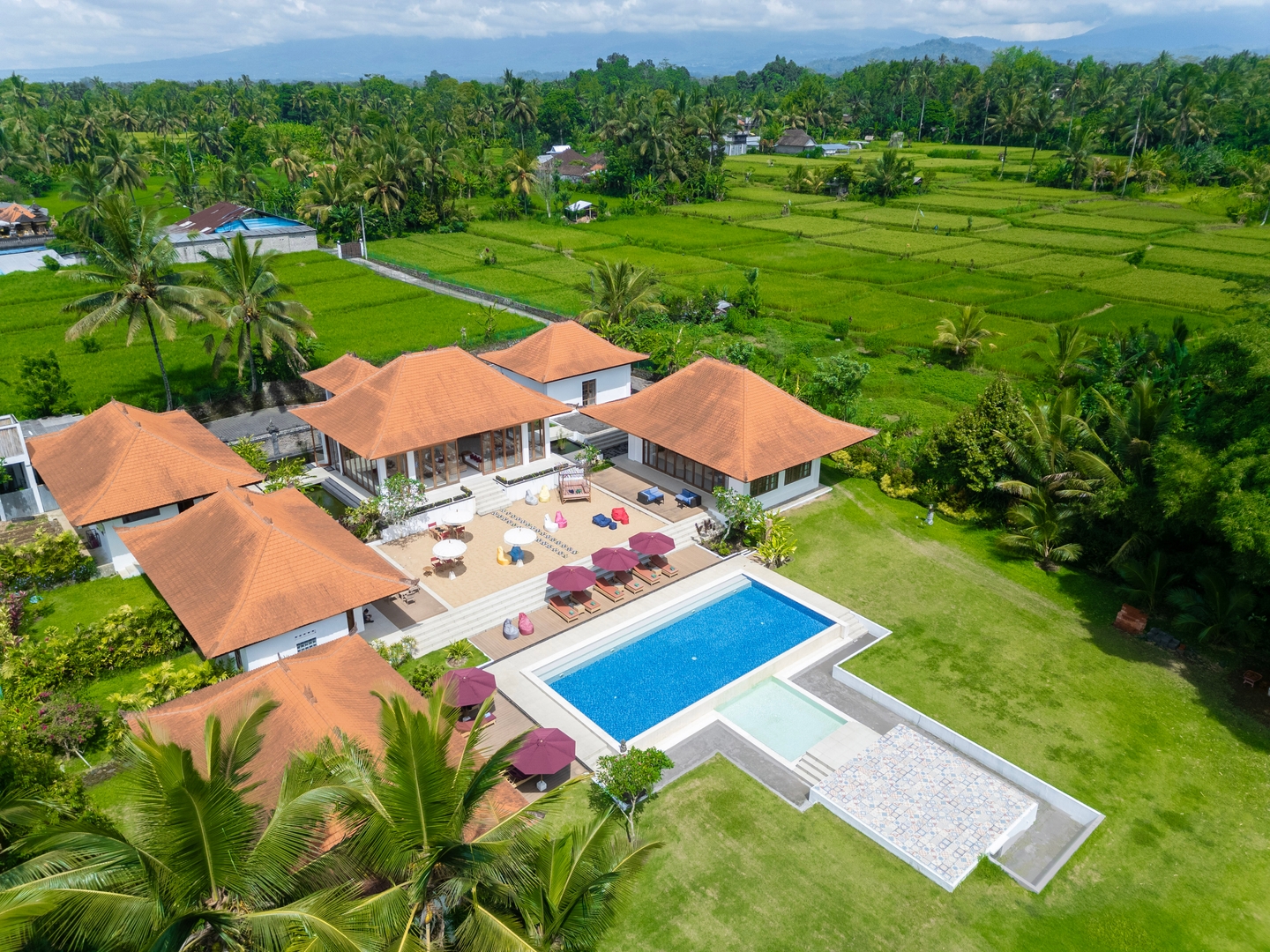 Beach-Inspired Pool : Deluxe Room in Ubud's Heart