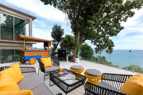Villa Thousand Hills, 9BR stunning sea views, full service with Chef, Nai Harn 15 Inspiring Living Solutions