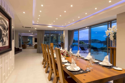 Villa Thousand Hills, 9BR stunning sea views, full service with Chef, Nai Harn 27 Inspiring Living Solutions