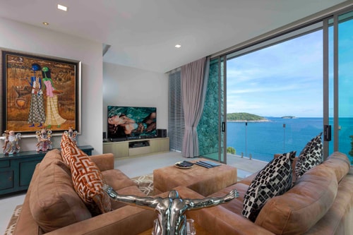 Villa Thousand Hills, 9BR stunning sea views, full service with Chef, Nai Harn 32 Inspiring Living Solutions