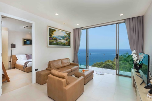 Villa Thousand Hills, 9BR stunning sea views, full service with Chef, Nai Harn 60 Inspiring Living Solutions