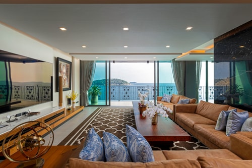 Villa Thousand Cliff, 7 BR full service with Chef, Nai Harn waterfront 36 Inspiring Living Solutions