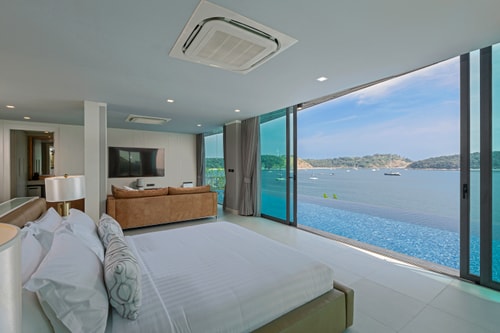 Villa Thousand Cliff, 7 BR full service with Chef, Nai Harn waterfront 61 Inspiring Living Solutions