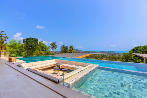 Villa Asi, stunning sea views, full service with Chef, Chaweng 7 Inspiring Living Solutions