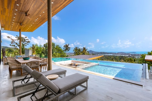 Villa Asi, stunning sea views, full service with Chef, Chaweng 8 Inspiring Living Solutions