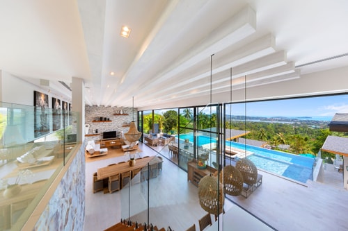 Villa Asi, stunning sea views, full service with Chef, Chaweng 18 Inspiring Living Solutions