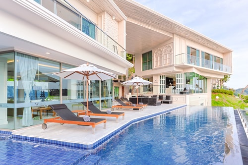 Villa W Collection, 9BR/9BTH stunning sea views, full service with Chef, Nai Harn 0 Inspiring Living Solutions