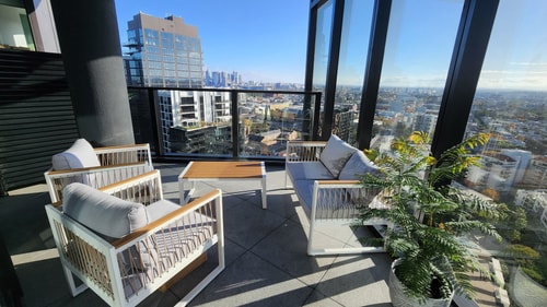 Sky-high South Yarra luxury 2 bed sleeping up to 4 19 Holiday Rentals Australia