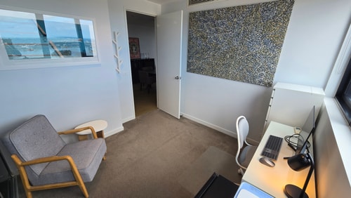Park, beach & lake views from 1 bed Exec Penthouse 16 Holiday Rentals Australia