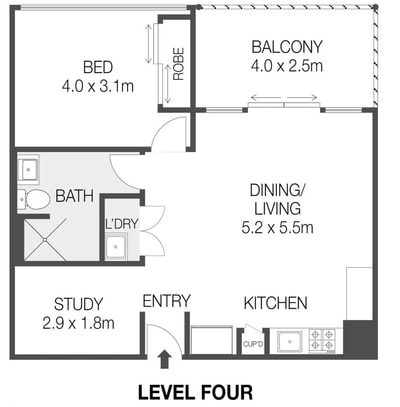 LUXE Waterloo 1 bed with parking, gym & pool 16 Holiday Rentals Australia