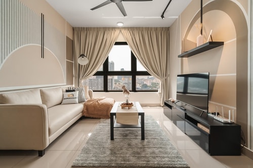 Modish Escape 4BR @ MVertica | MRT+ Wi-Fi + Netflx