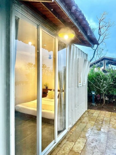 Lakefront Container with Pool by Tranquil Stays 33 thetranquilstays.com