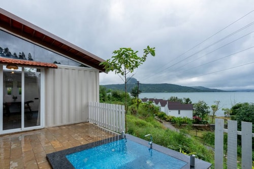 Lakefront Container with Jacuzzi by Tranquil Stays 1 thetranquilstays.com