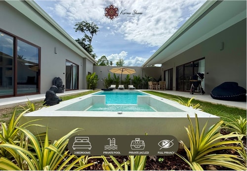 Private pool villa with jacuzzi near Lamai Beach
