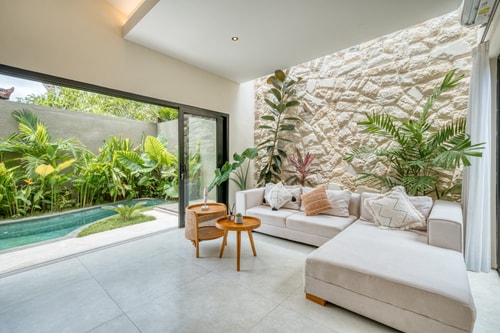 Aesthetic villa with Private Pool & Bathtub, Uluwatu 1 thewhiteglovebali.com