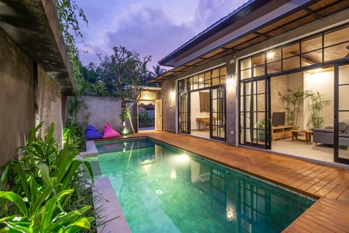2BR Clean, Cozy Pool Villa close to Ubud Center #B