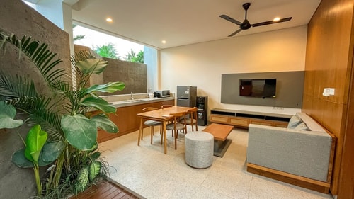 2BR Family Villa with Rice Field View in Ubud