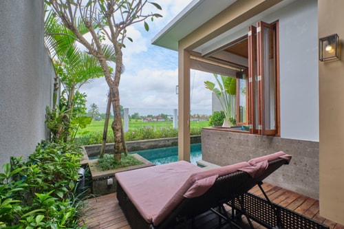 Romantic 1BR Villa with Rice Field View in Ubud