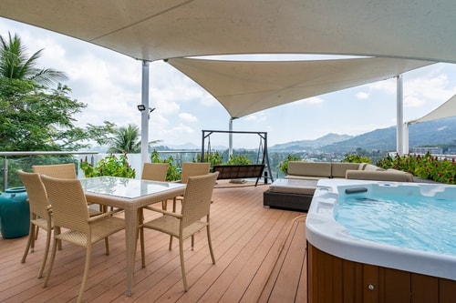 Oceanview Sky Garden Penthouse @ Surin Park