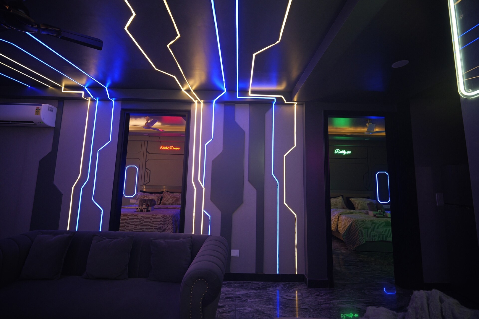 Cyberpunk · Neon 3BHK by Vyagram 8