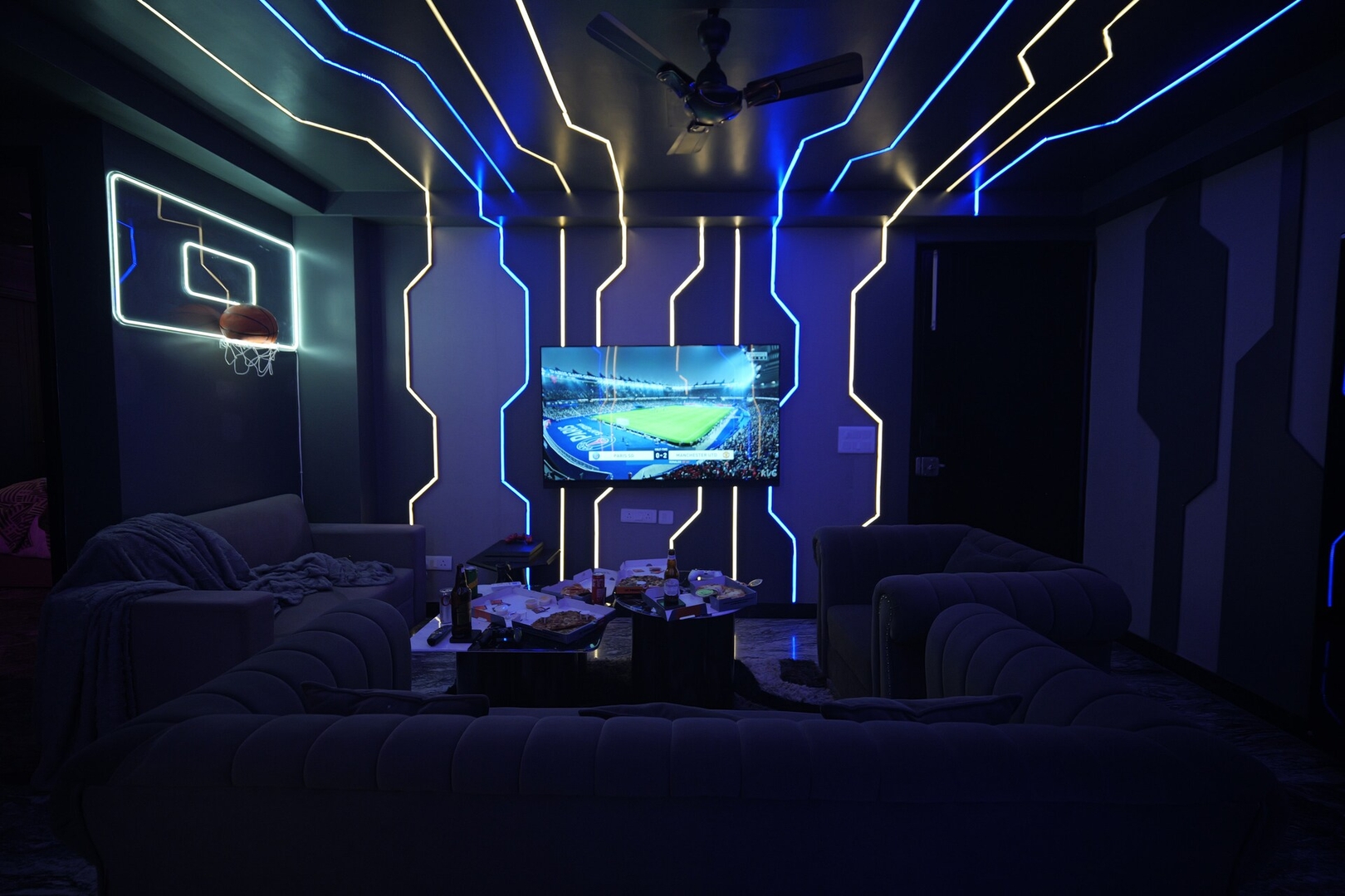 Cyberpunk · Neon 3BHK by Vyagram 4