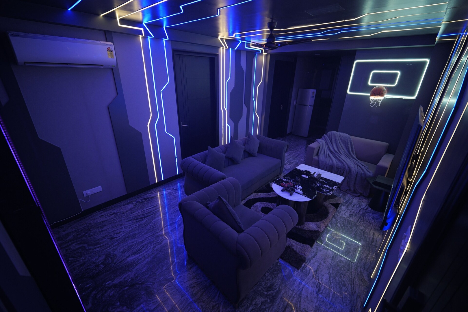 Cyberpunk · Neon 3BHK by Vyagram 3