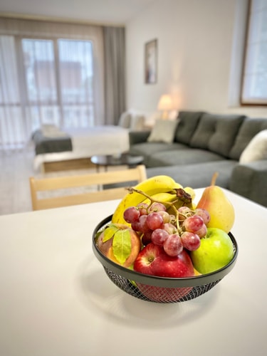 Modern Studio for 4 persons with Fast Wi-fi & Tv 9 hosty.bg