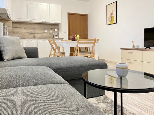 Modern Studio for 4 persons with Fast Wi-fi & Tv 17 hosty.bg