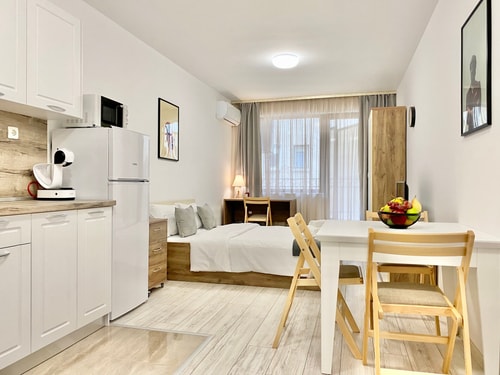 Cozy Studio next to State Opera with Work Space 1 hosty.bg