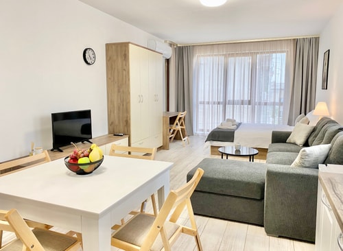 Modern Studio for 4 persons with Fast Wi-fi & Tv 1 hosty.bg