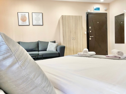 Studio for 4 Guests Next to Mall & Free Parking 38 hosty.bg