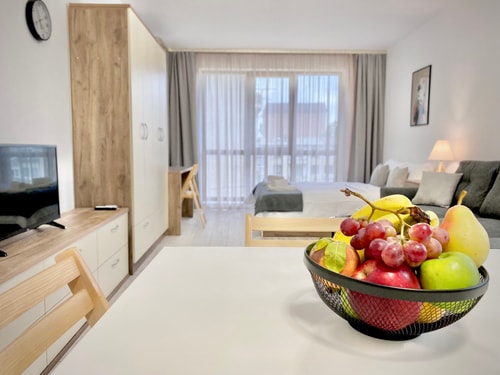 Modern Studio for 4 persons with Fast Wi-fi & Tv 3 hosty.bg